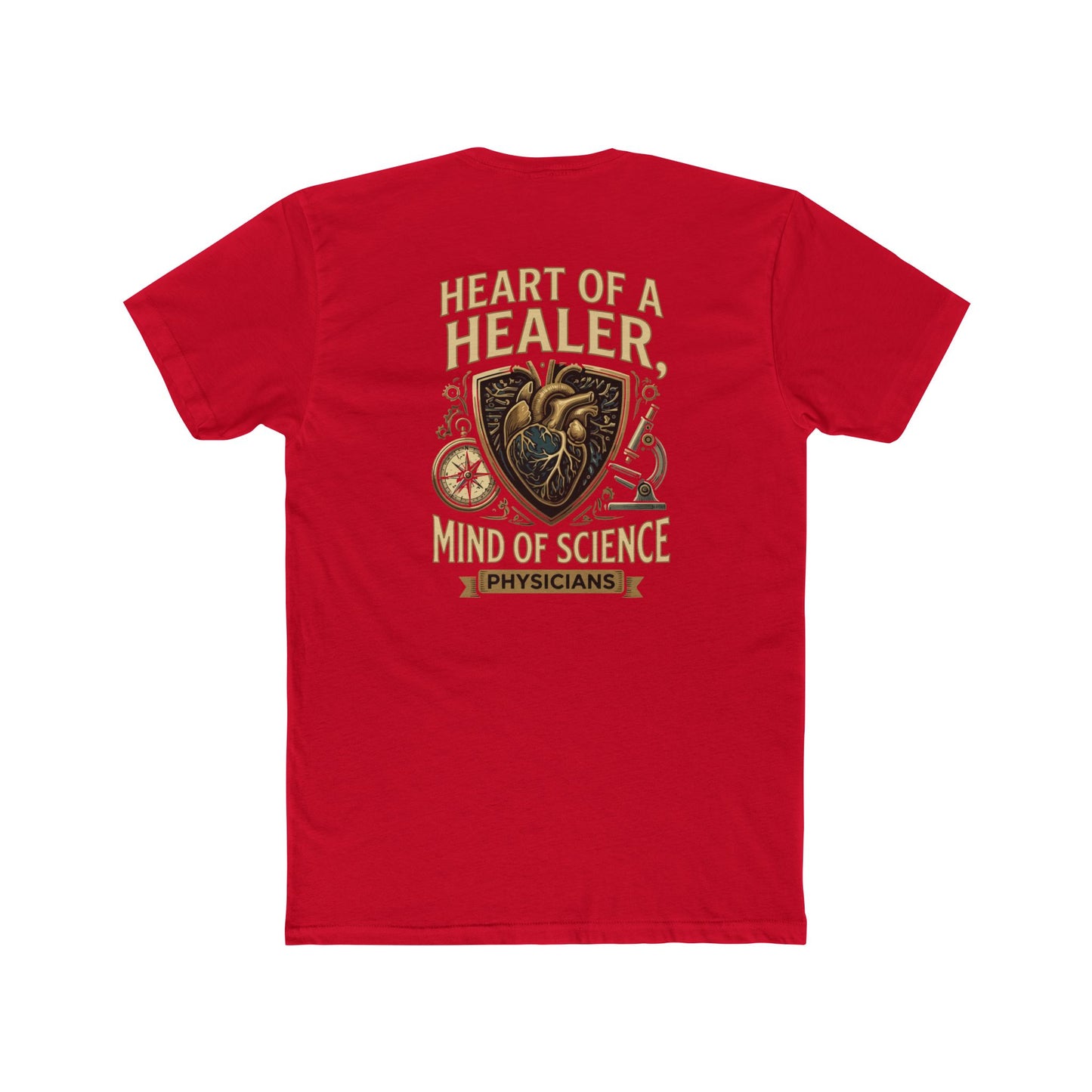 Physician T-Shirt — "Heart of a Healer, Mind of Science" Medical Tee