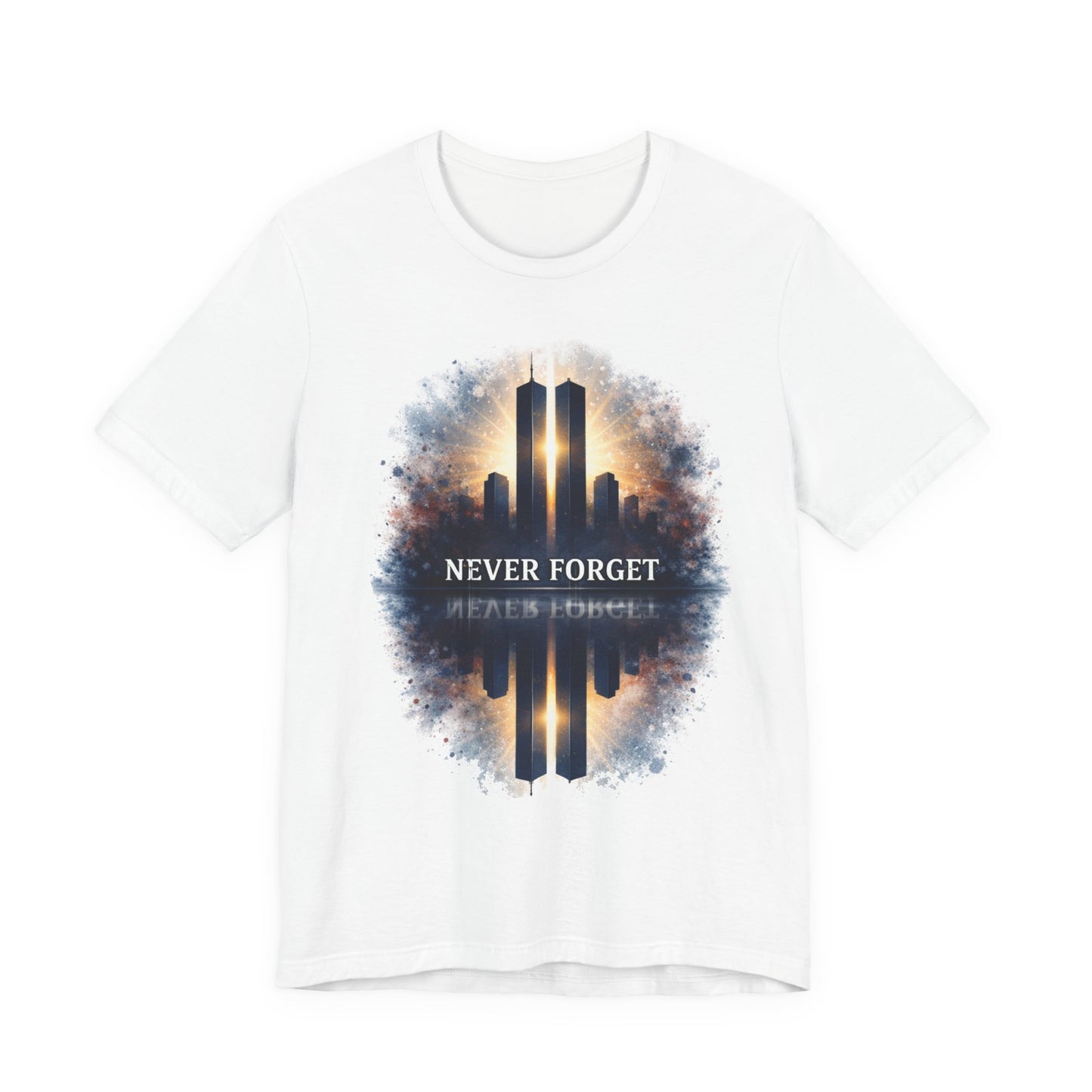 9/11 Never Forget Tee — World Trade Center Memorial Shirt