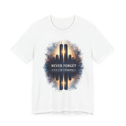 9/11 Never Forget Tee — World Trade Center Memorial Shirt