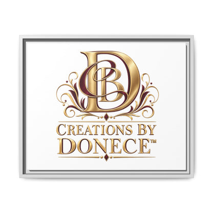 Framed Matte Canvas – Creations By Donece Logo Wall Art
