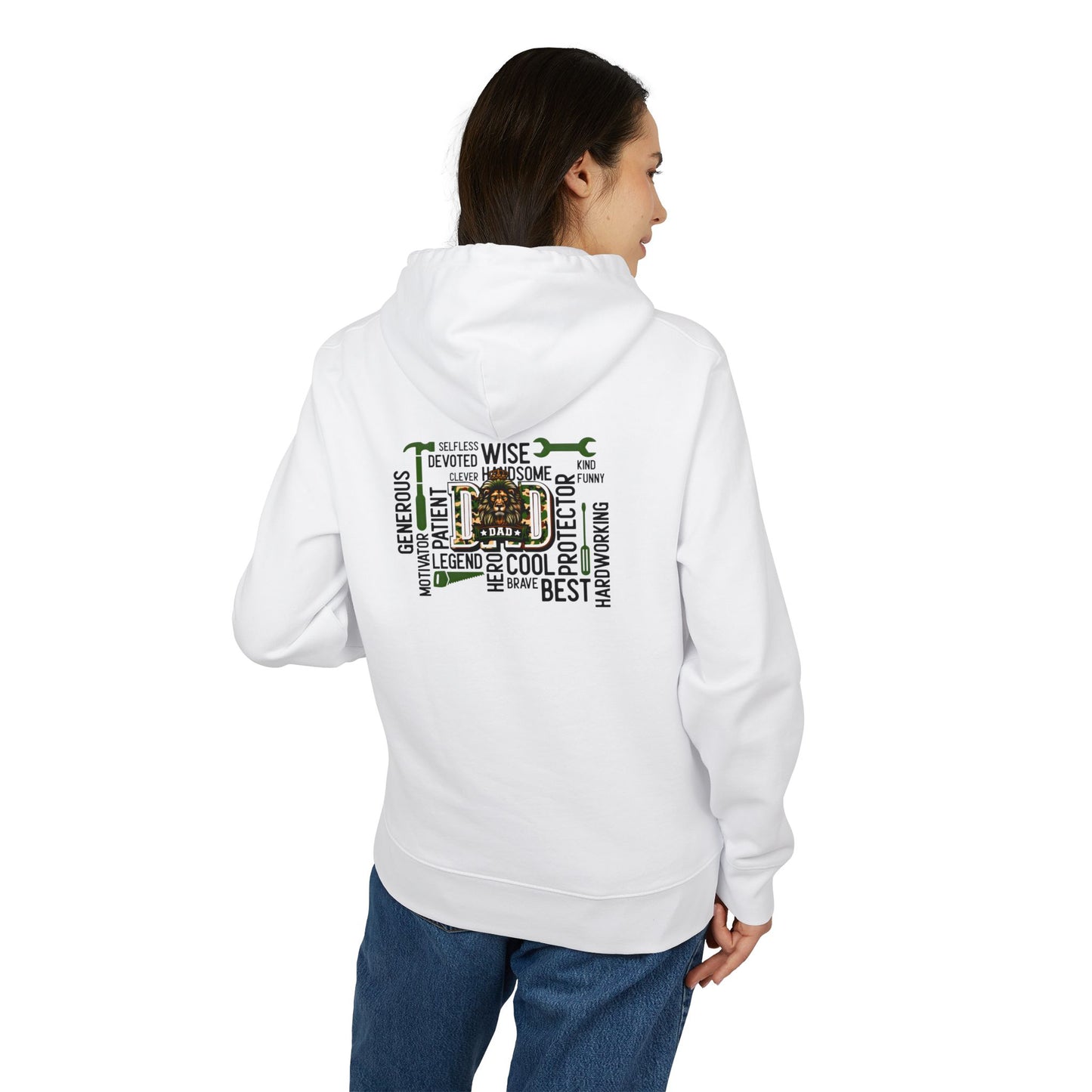 Dad Word Cloud Hoodie — Father's Day Gift Pullover