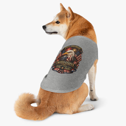 Patriotic Pet Tank — 250th United States Anniversary Eagle (1776–2026)