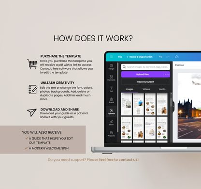 London Boarding Pass & Ticket Template | Editable Canva Travel Invite & Event Ticket Design