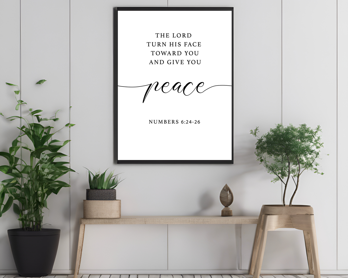 Bible Quote Wall Art Set of 3 | Christian Printable Scripture Wall Decor, Minimalist Faith Home & Bedroom Art