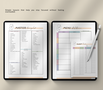 ADHD Busy Mom Planner | Printable Daily Organizer & Productivity Tracker