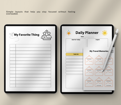 Travel Journal for Kids | Printable Adventure & Vacation Diary