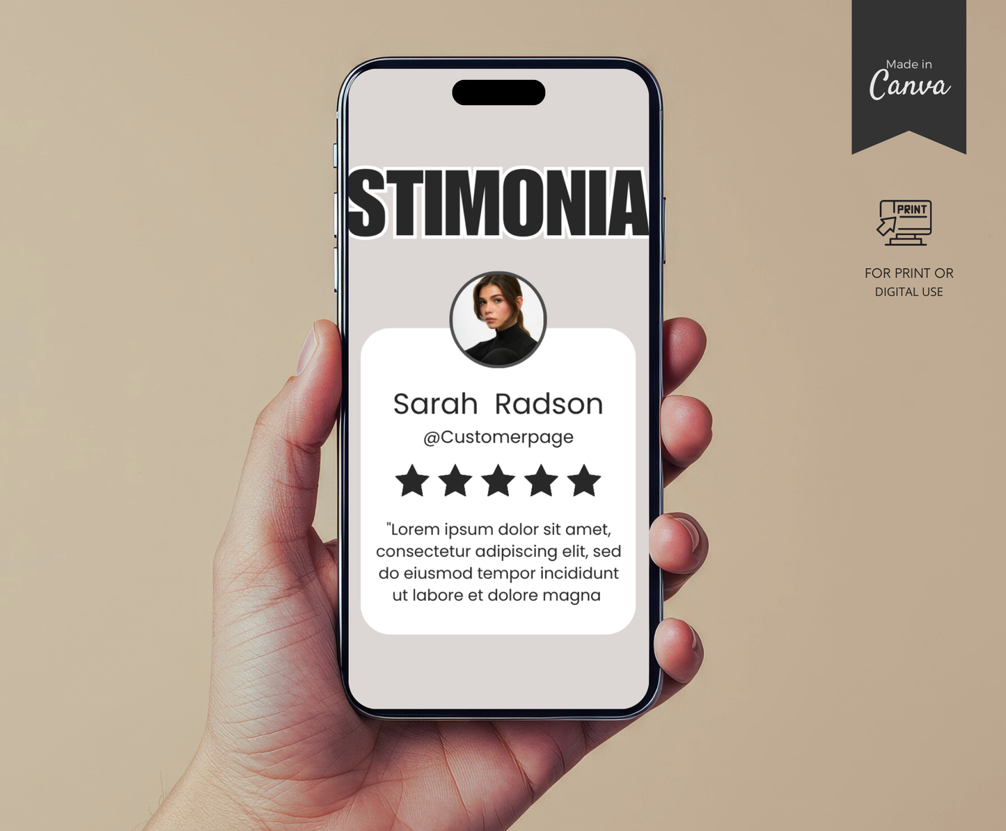 Social Media Portfolio Template | Editable Canva Branding Kit for Creators & Influencers