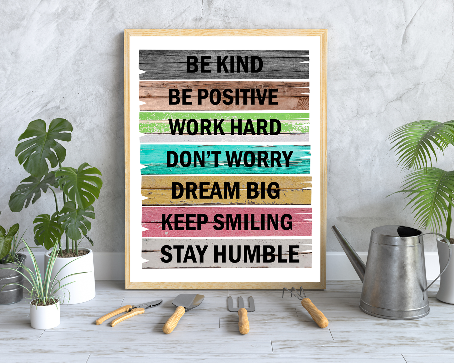 Motivational Affirmation Quotes Poster | Inspirational Wall Art, Positive Affirmations Decor, Growth Mindset Printable Posters