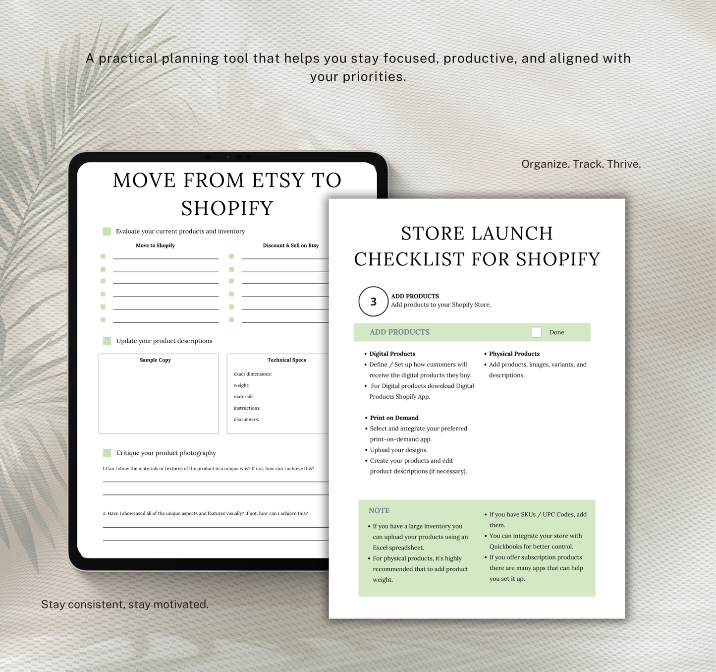 Shopify Business Planner | Editable Canva eCommerce Strategy & Store Growth Digital Planner