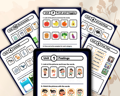 1st Grade English Workbook | Printable Reading, Writing & Grammar Activities for Kids