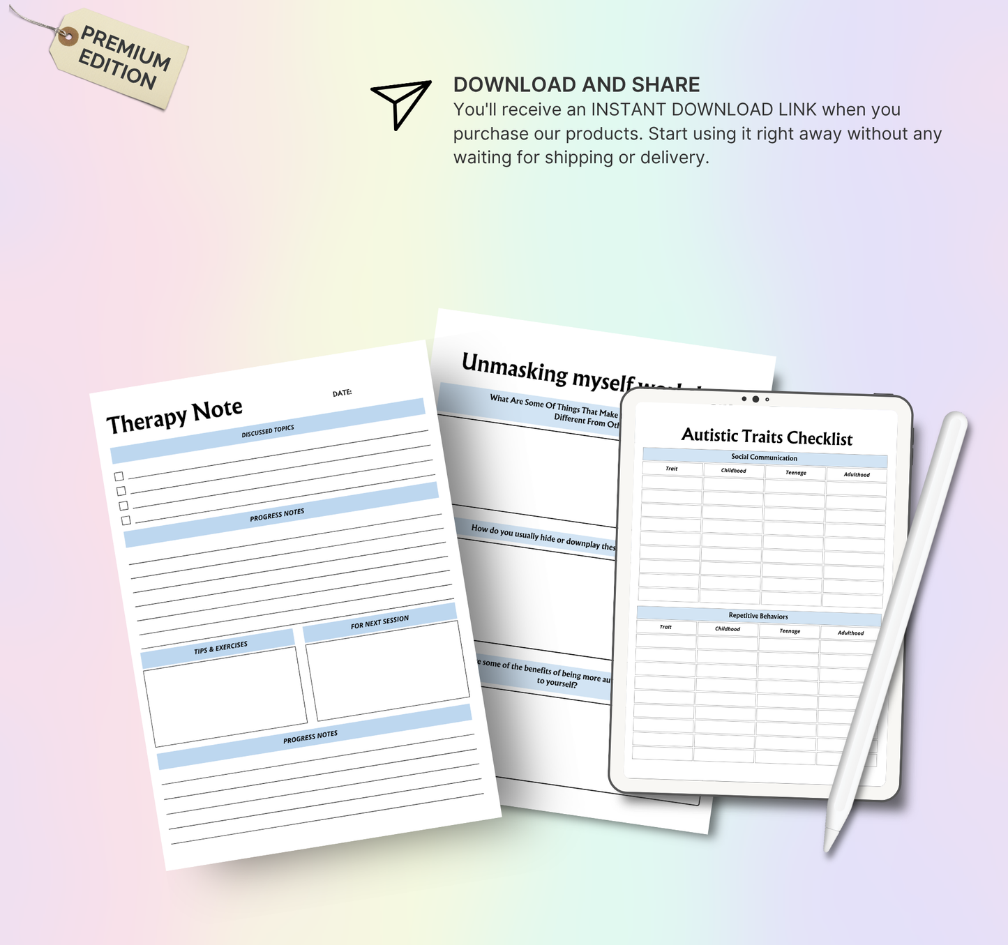 Autism Planner | Printable Routine & Daily Support Organizer