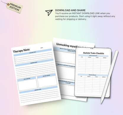 Autism Planner | Printable Routine & Daily Support Organizer