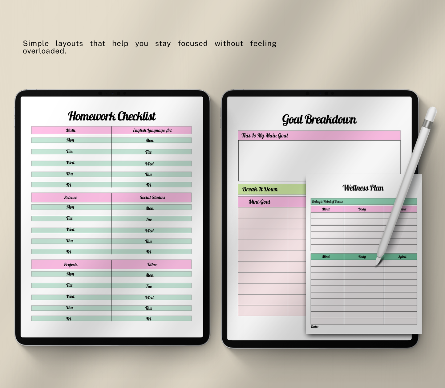 ADHD Planner for Kids | Printable Focus & Routine Organizer
