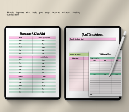 ADHD Planner for Kids | Printable Focus & Routine Organizer