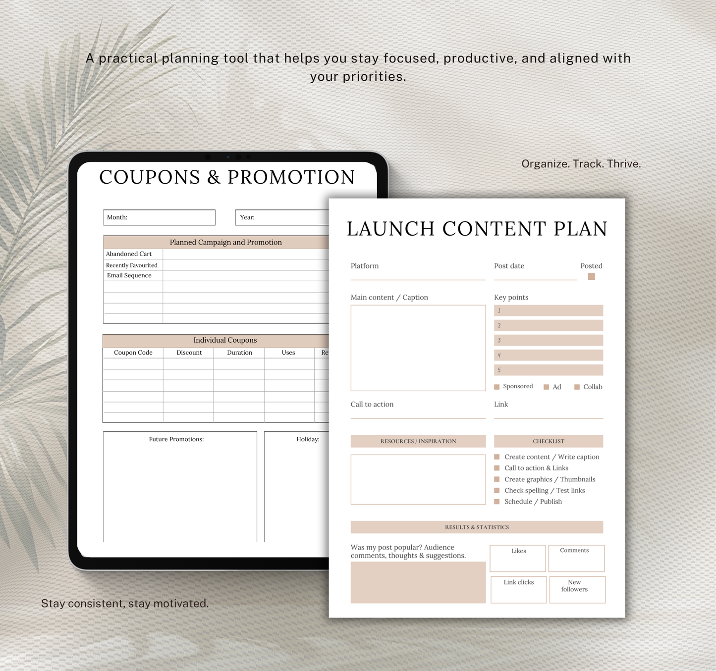 Digital Product Planner | PDF Planner for Online Business & Product Launches