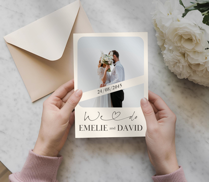 Minimalistic Wedding Invitation Template | Elegant Editable Canva Wedding Invite Design Printable & Digital