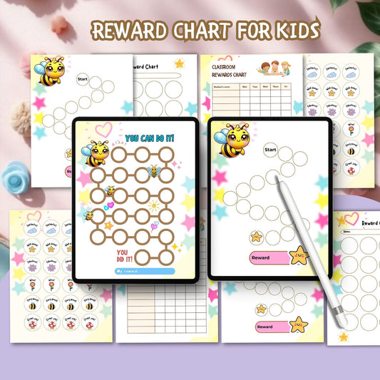 Reward Chart for Kids Printable | Fun Behavior & Motivation Tracker System
