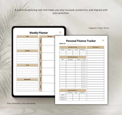 Small Business Planner | Digital PDF Planner for Entrepreneurs & Business Growth