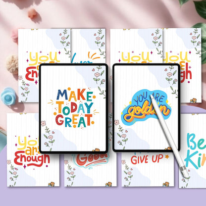 Kids Positive Affirmations Cards Printable | Confidence & Self-Esteem Boost for Children