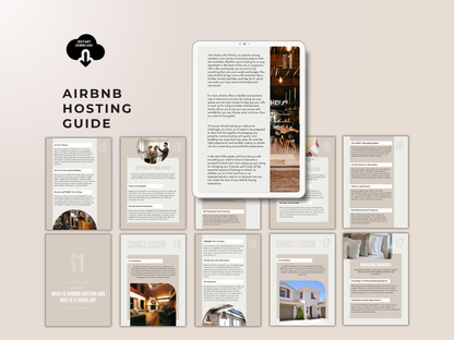 Airbnb Welcome Book | Editable Guest Information & House Manual Template