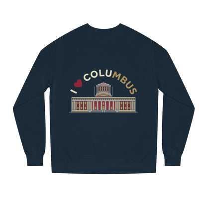 Columbus Landmark Crewneck Sweatshirt — I  Columbus Statehouse Design