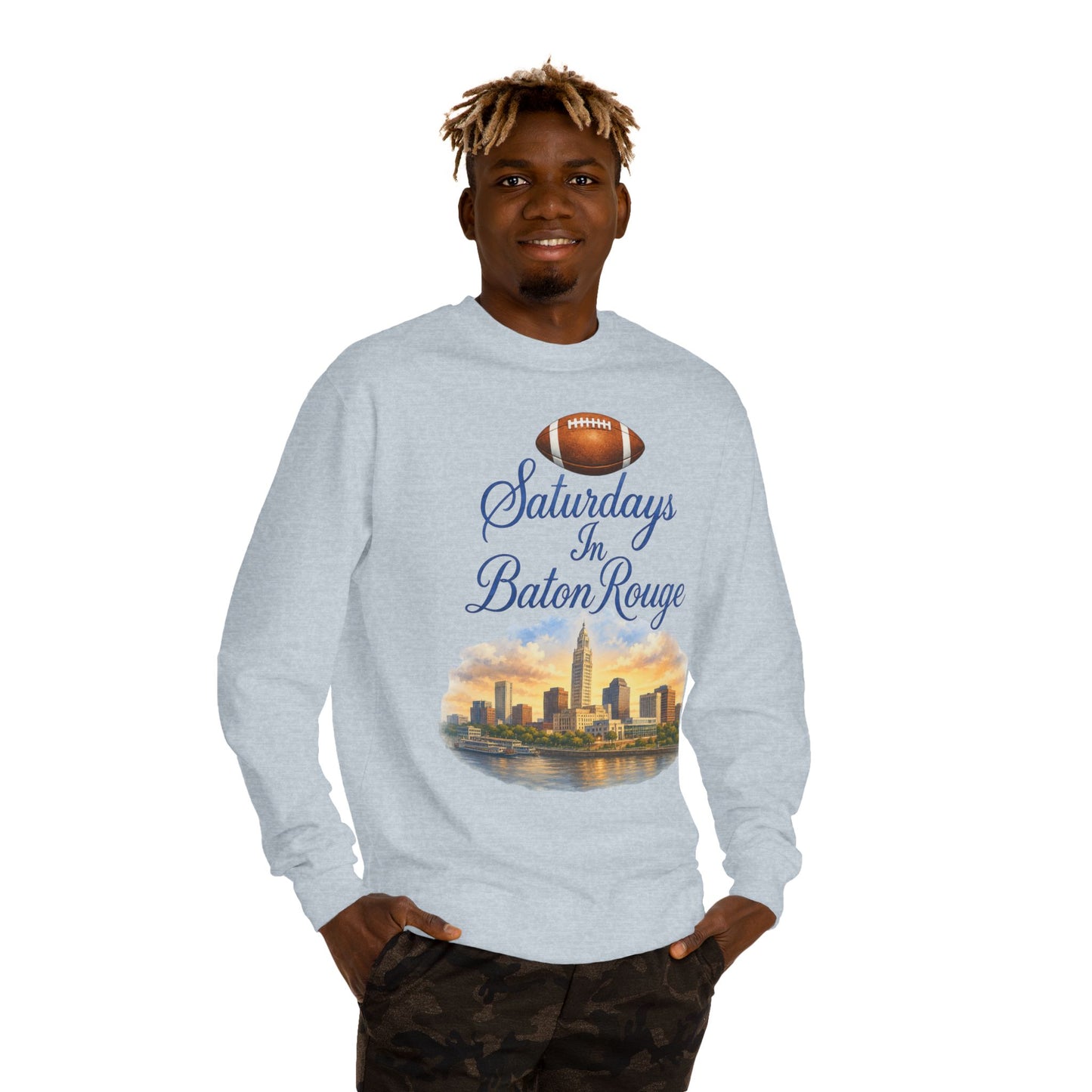Saturdays in Baton Rouge Football Sweatshirt