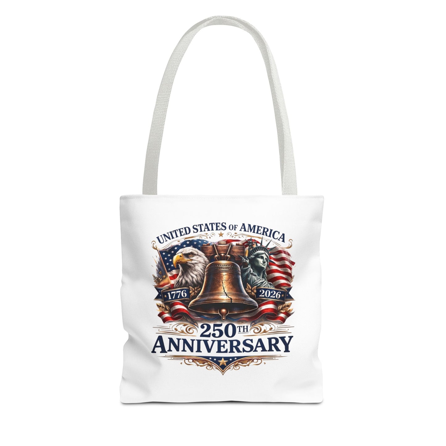 Anniversary Tote Bag — "United States of America 250th Anniversary" Liberty Bell Design
