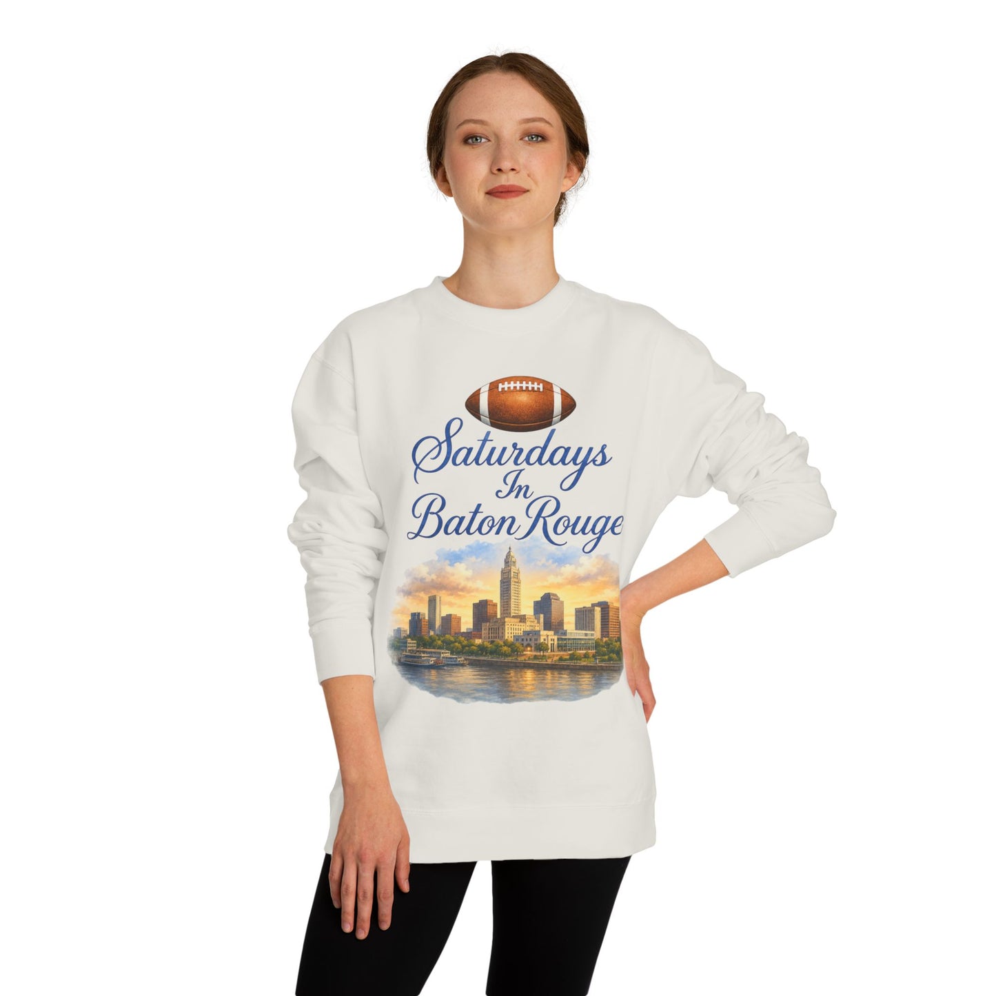 Saturdays in Baton Rouge Football Sweatshirt