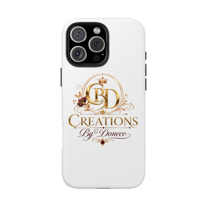 BD Creations By Donece Elegant Logo Tough Phone Case — Protective iPhone Cover