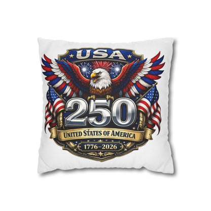 Spun Polyester Square Pillowcase
