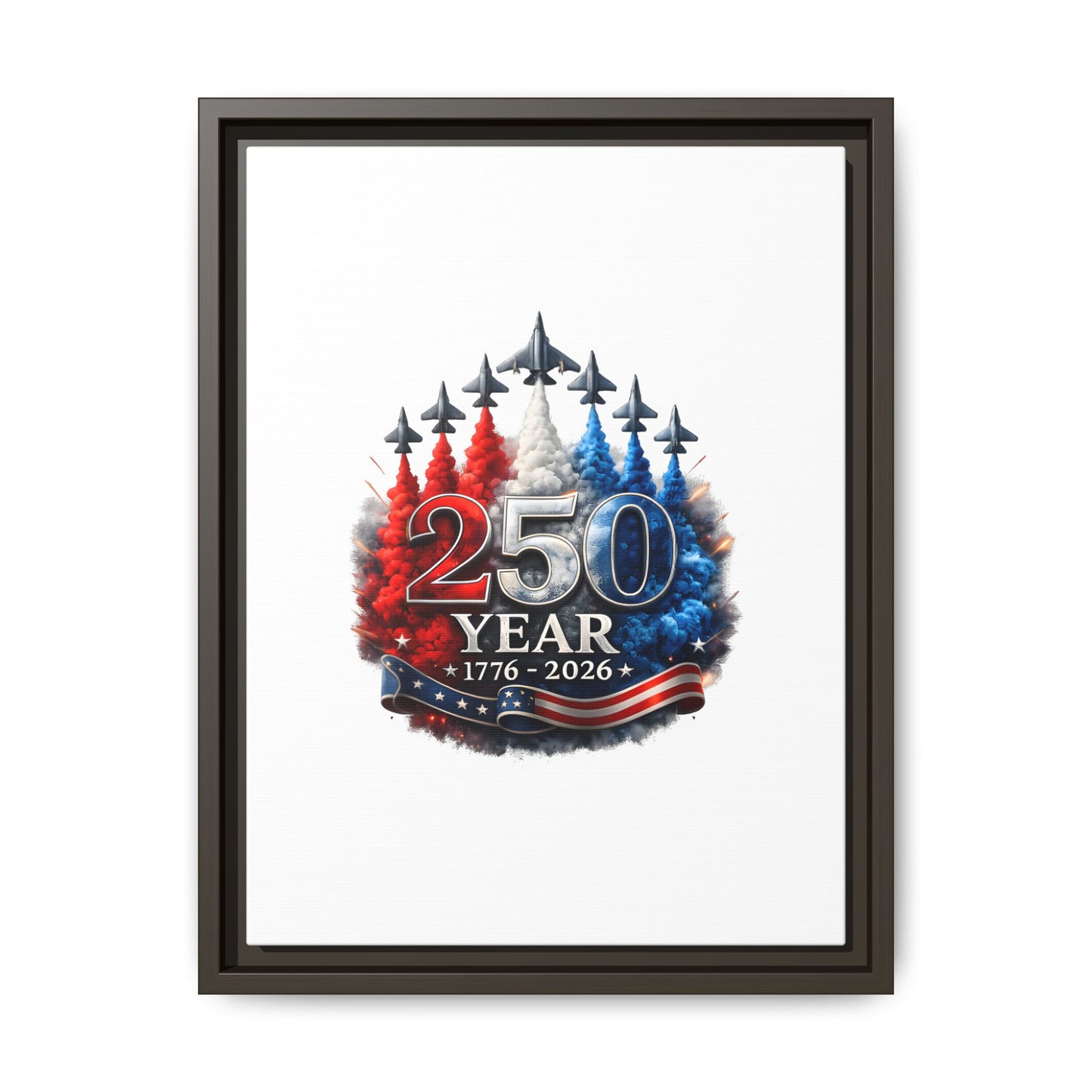 Matte Canvas, Framed (Multi-color)