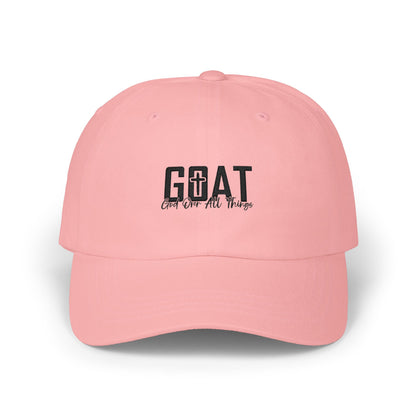 Dad Cap — GOAT (Greatest Of All Time) Embroidered Classic Baseball Hat