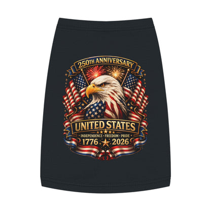 Patriotic Pet Tank — 250th United States Anniversary Eagle (1776–2026)