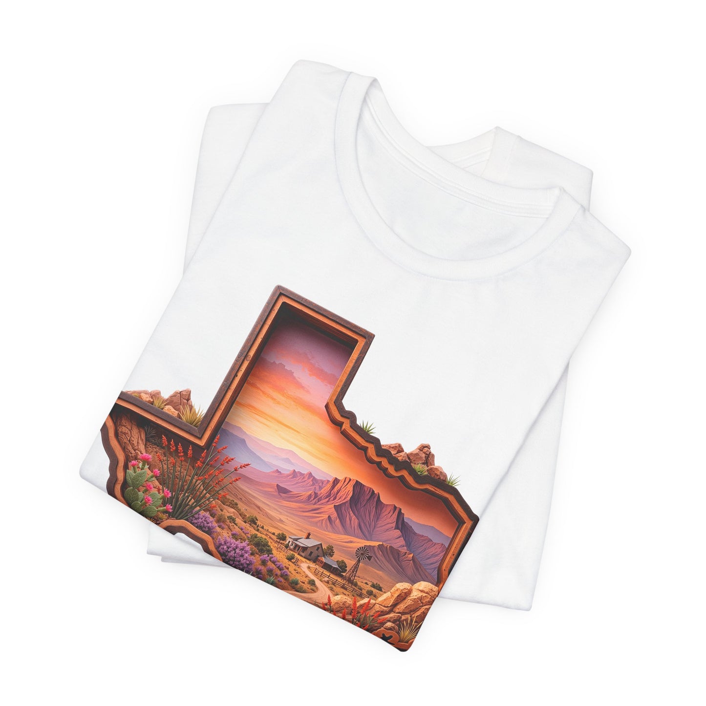 Texas Sunset Landscape T-Shirt