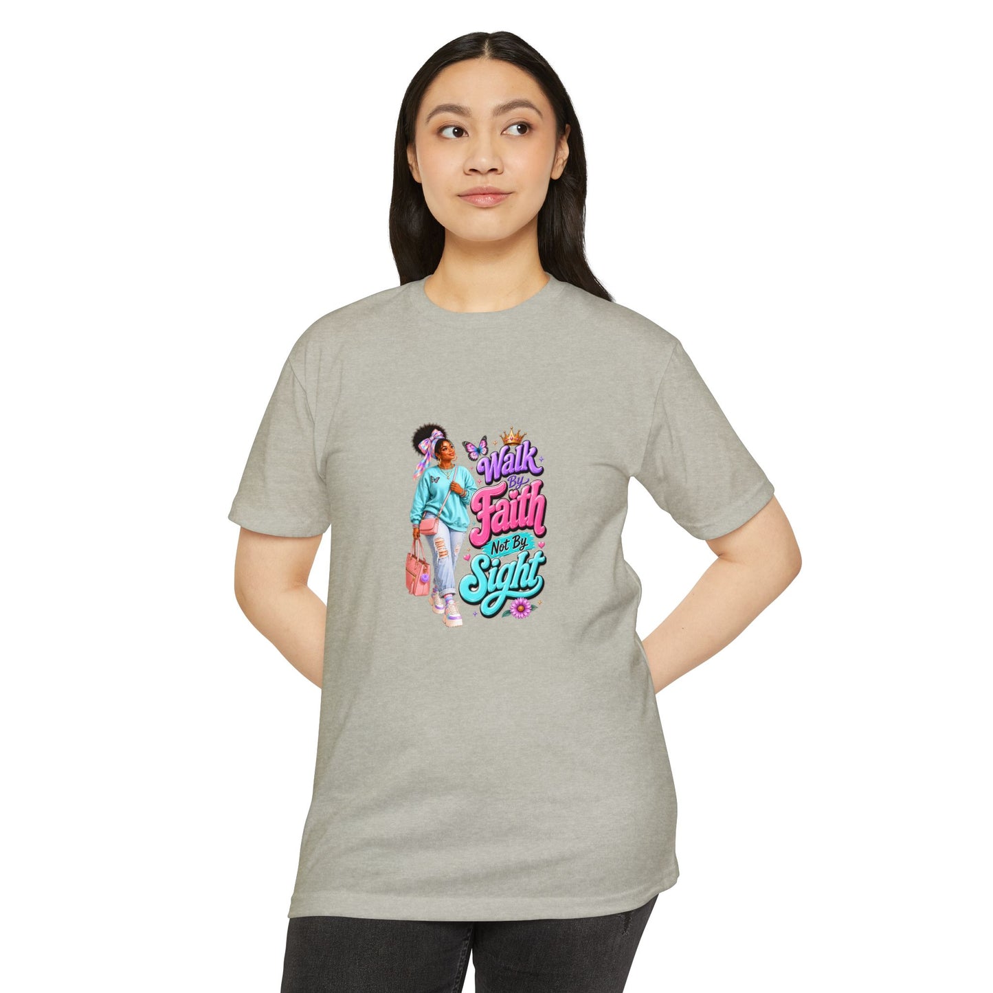 Faith Graphic T-Shirt — “Walk by Faith, Not by Sight” Inspirational Tee
