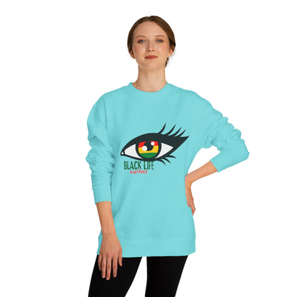 Black Life Matters Eye Graphic Sweatshirt
