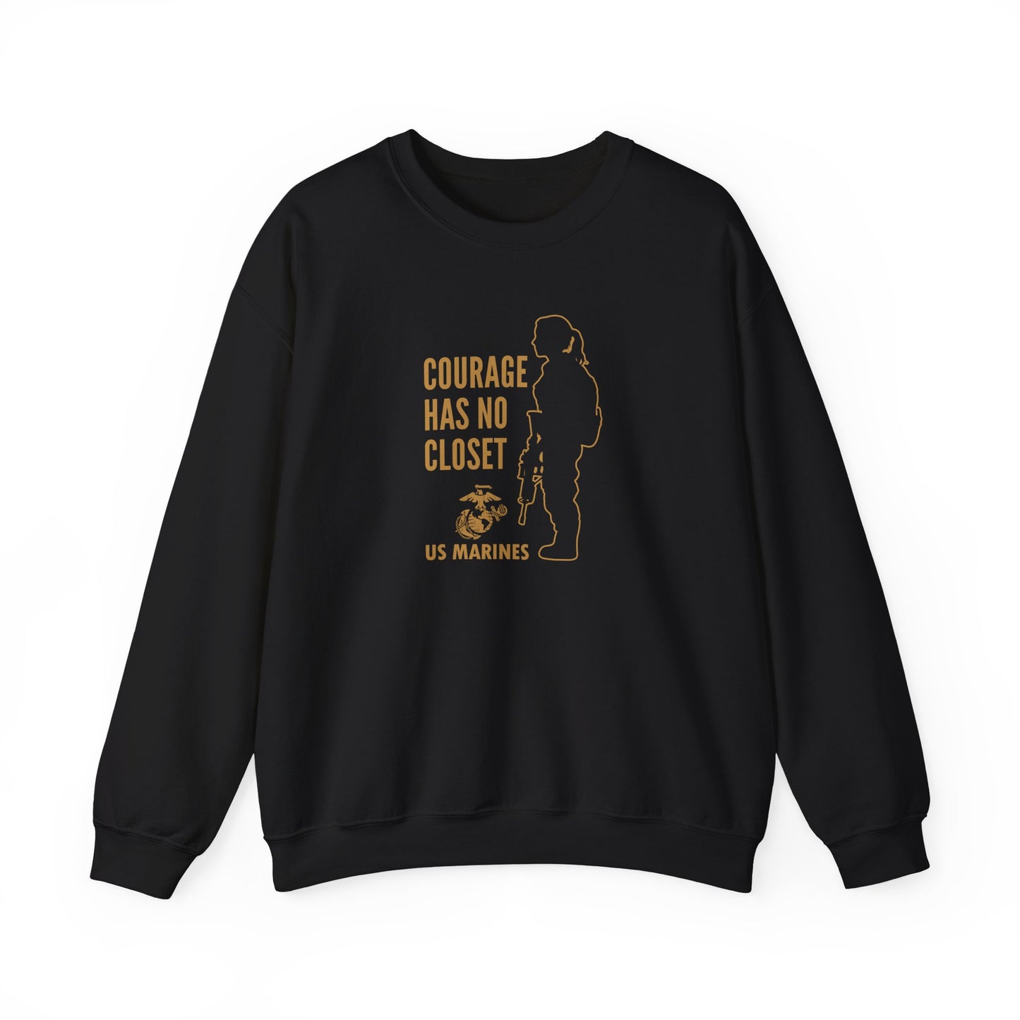 Courage Has No Closet US Marines Crewneck Sweatshirt
