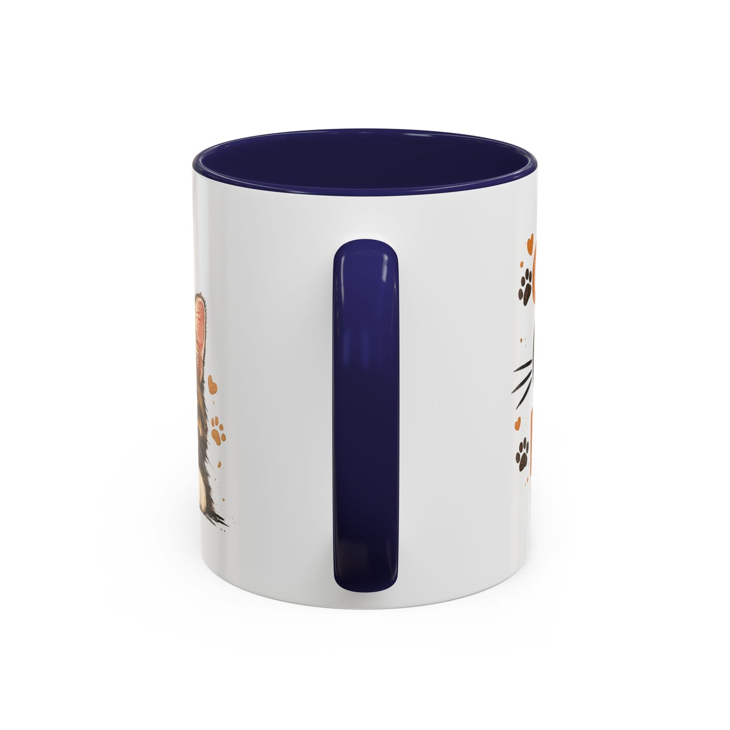Cat Mug — "Crazy Cat Lady" Cute Kitten Accent Coffee Mug (11/15 oz)