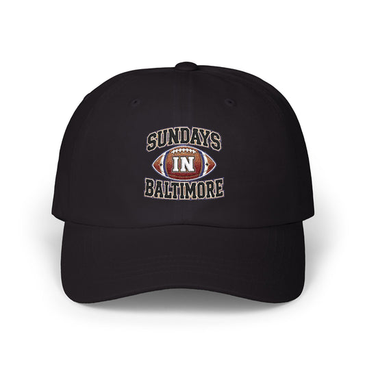 Sundays in Baltimore Dad Cap – Casual Football Baseball Hat