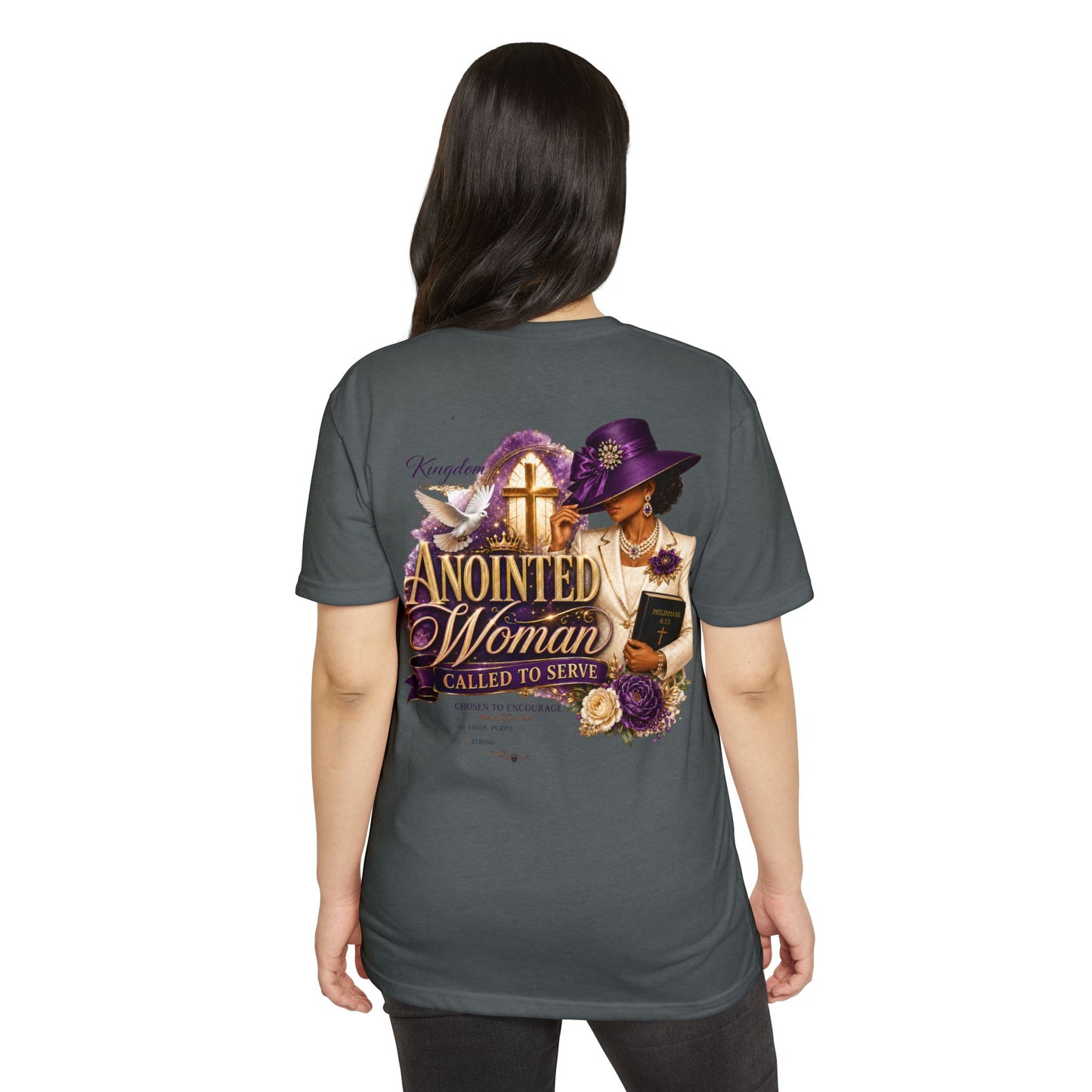 Anointed Woman T-Shirt — "Called to Serve" Christian Faith Tee