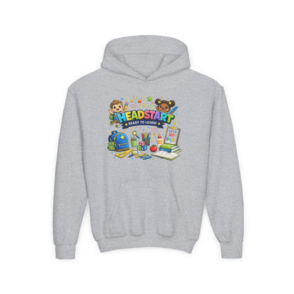 Head Start Kids Hoodie – 'Ready to Learn' Back-to-School Youth Sweatshirt
