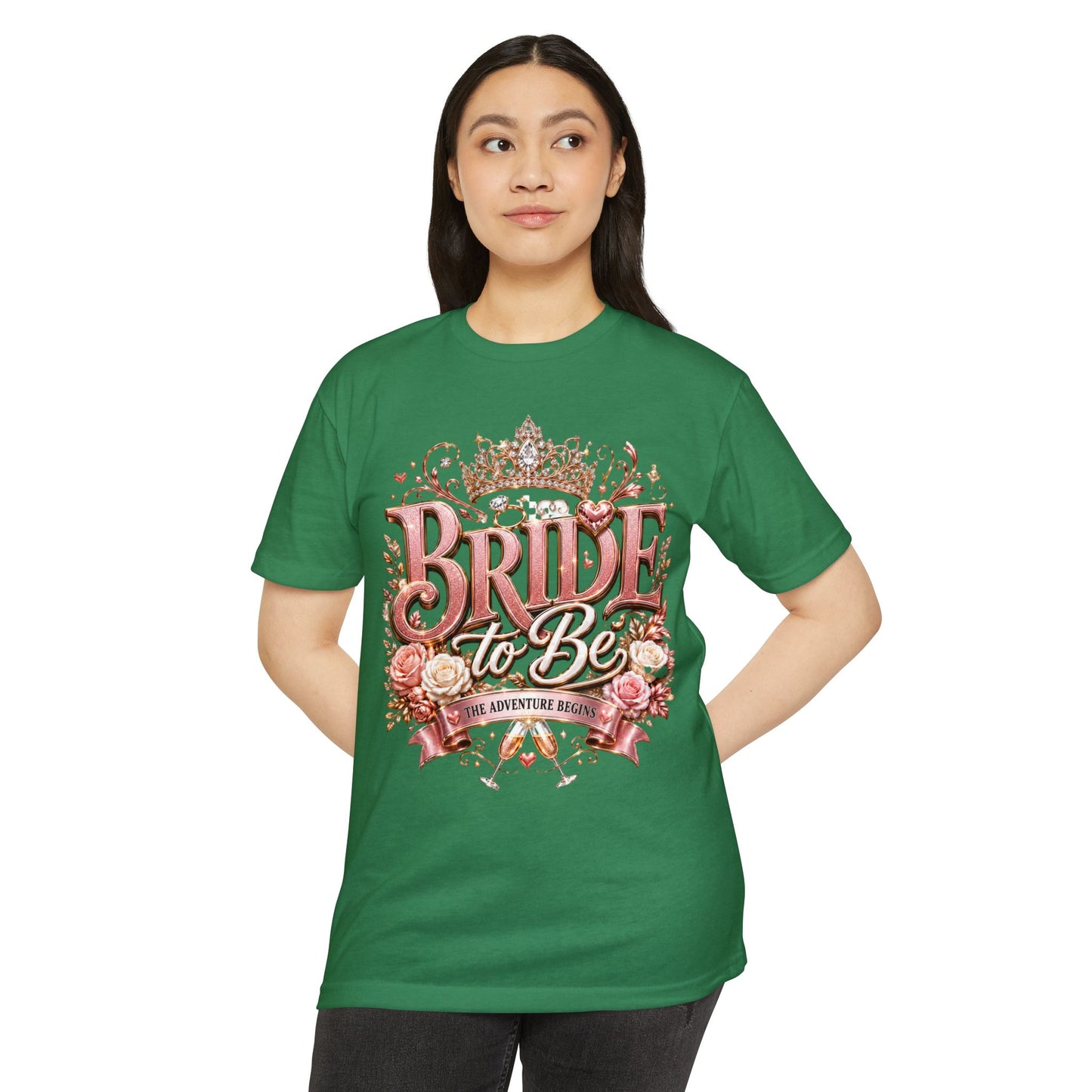 Bride to Be T-Shirt — Floral Crown Bachelorette Tee