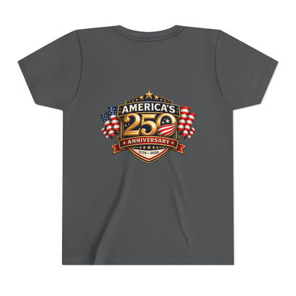 America's 250th Anniversary Youth Tee - Patriotic 1776–2026 Celebration Shirt