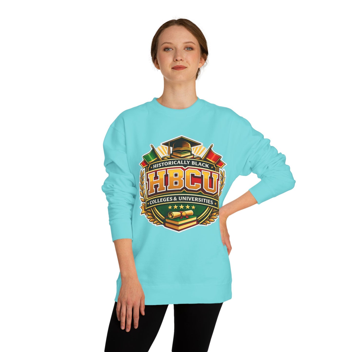 HBCU Crest Sweatshirt — Historically Black Colleges & Universities Crewneck