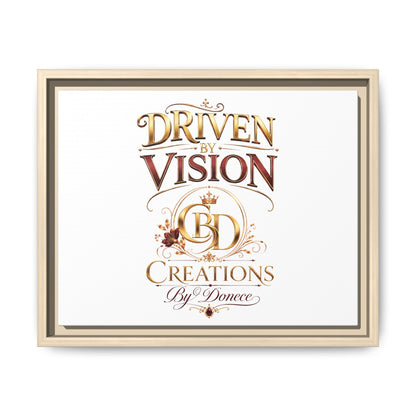 Driven by Vision Framed Canvas Wall Art