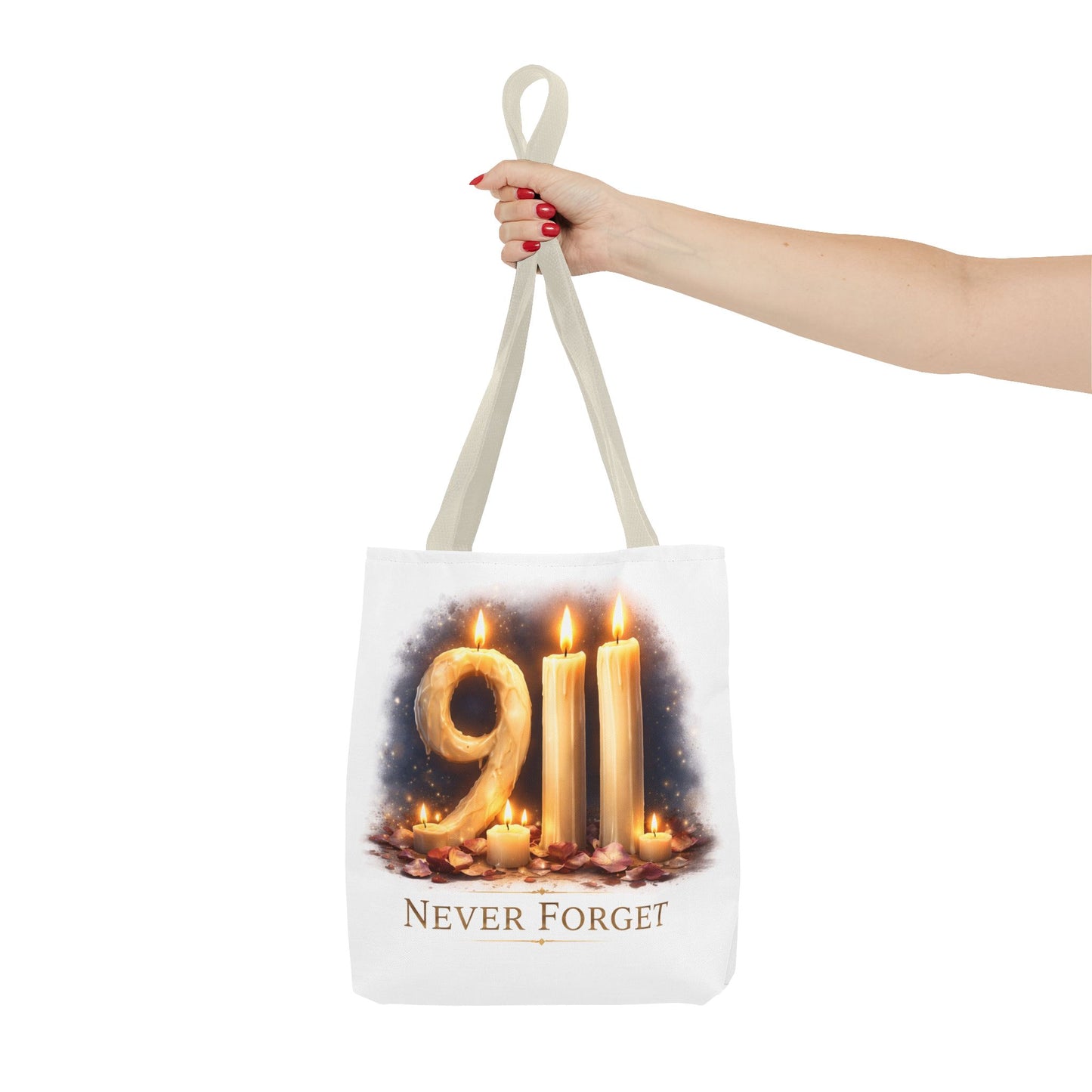 9/11 Never Forget Memorial Tote Bag