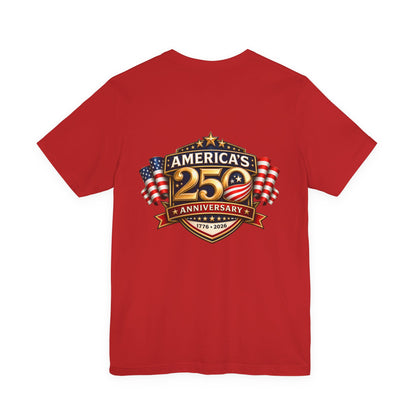 America's 250th Anniversary T-Shirt – 1776–2026 Patriotic USA Flag Tee