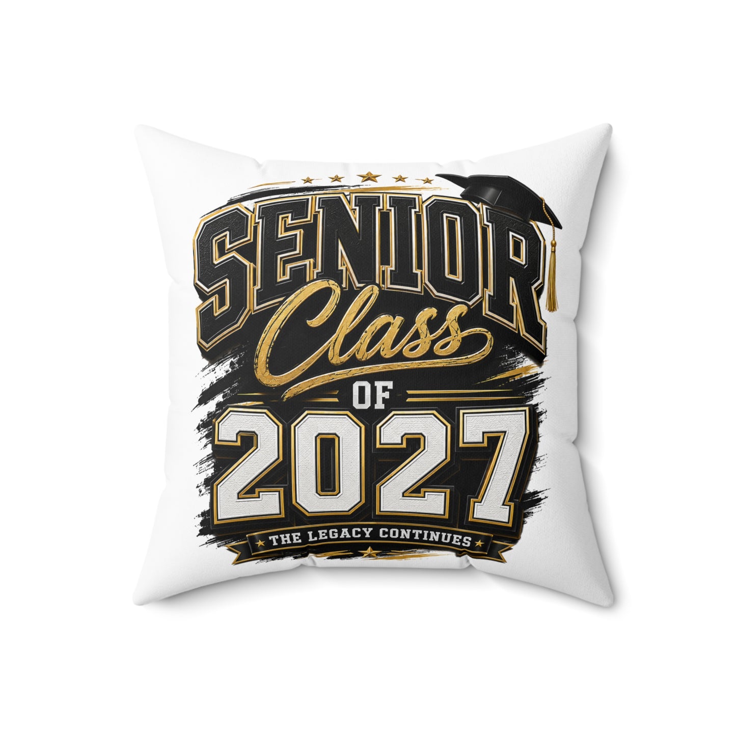 Senior Class of 2027 Decorative Pillow — Graduation Keepsake