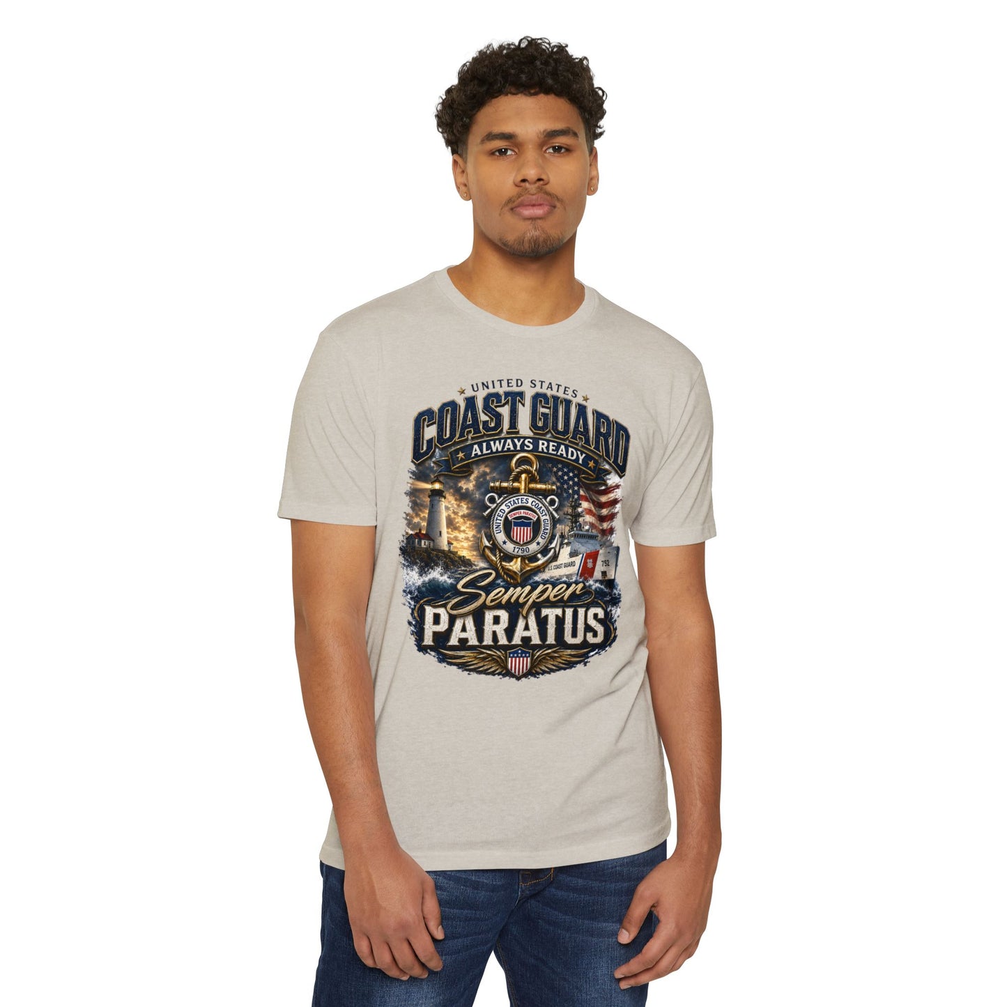 Coast Guard Semper Paratus T-Shirt – U.S. Coast Guard Veteran Tee