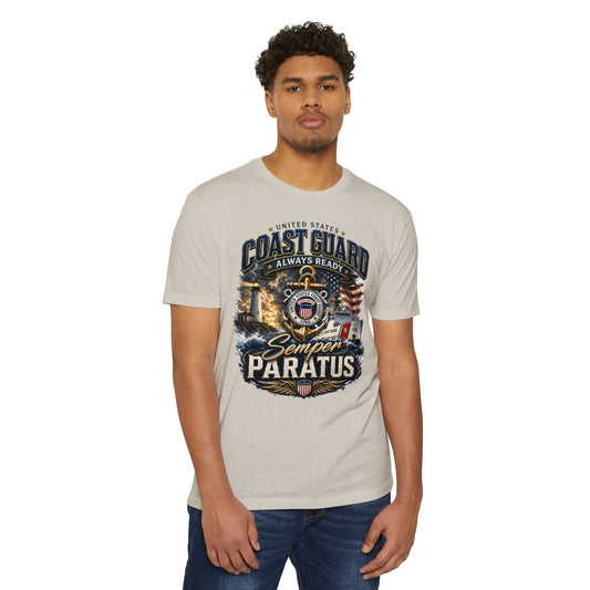 Coast Guard Semper Paratus T-Shirt – U.S. Coast Guard Veteran Tee